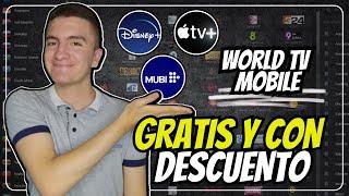 Más plataformas PREMIUM GRATUITAS y con DESCUENTO, World TV Mobile STREAMING de TV GLOBAL 