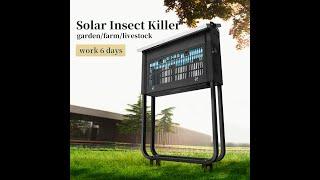 great solar bug zapper insect mosquito killer lamp!