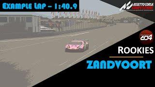 SimRacing604 ACC Rookie League - Example Lap - Zandvoort