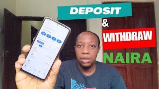 Easiest Way to Deposit and Withdraw Naira From Your Crypto Wallet