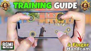 NewBEST 4 FINGER CLAW TRAINING GUIDE 4 Finger Claw Handcam | PUBG BGMI