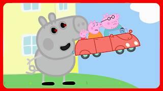 Zombie Apocalypse, Zombie George Appear At The House! Peppa Please Run Now!