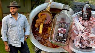 OLD MONK RUM मटन बनाने का सही तरीका कितनी रम कब डालना सही | WINTER SPECIAL MUTTON RECIPES | OLD MONK