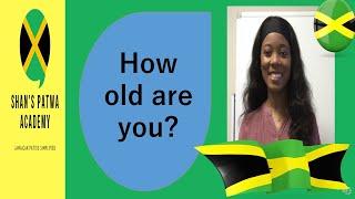 Jamaican Patois for beginners/ How to speak like a Jamaican/How to ask HOW OLD ARE YOU' in Jamaican