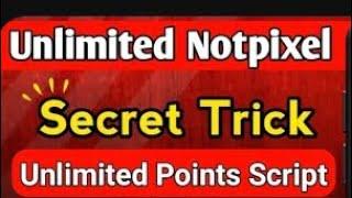 Unlimited  not pixel Points Trick | Adder script  Unlimited Telegram trick