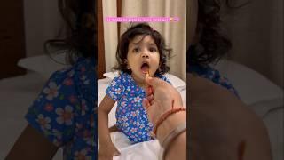 Toddlers reaction - Paneer vs Chicken  #toddlertantrums #bengaluru #karnataka #shorts #chicken