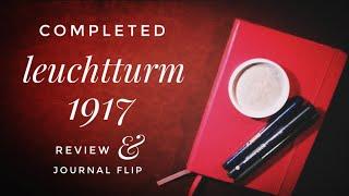 Completed Leuchtturm 1917 Bullet Journal #3 - Review and Flip Through