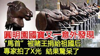 圓明園國寶又一意外發現！“馬首”被賭王捐給祖國后，考古專家拍了X光結果驚呆了︱圓明園︱馬首︱考古︱古墓︱奇聞︱文物︱出土︱國寶︱盜墓#古今奇聞