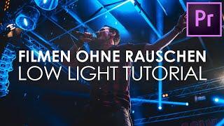 ENTRAUSCHEN mit Premiere Pro und Nachts RAUSCHFREI FILMEN | 5 Low Light Tipps Tutorial