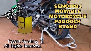 Senoirbj Paddock Stand | Movable Paddock Stand | Patent Pending | Registered Trademark | Senoirbj