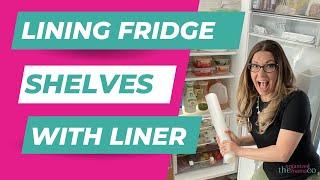 Lining Refrigerator Shelves With Drawer Liner