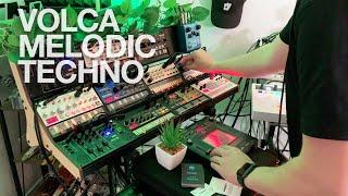 Melodic techno dawless jam using only Korg Volcas | Volca Jam 03