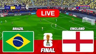 BRAZIL vs ENGLAND - FIFA World Cup 2026 FINAL || Live Football Match | PES 21