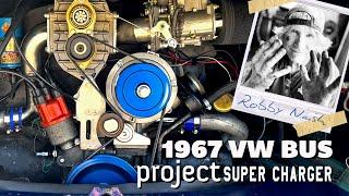 1967 VW Bus Super Charger Install