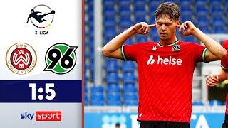 Hannover überrennt Wiesbadener! | SV Wehen-Wiesbaden - Hannover 96 II | Highlights - 3. Liga 2024/25