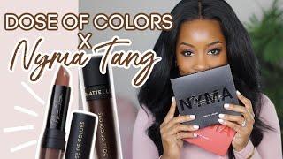 NYMA TANG X DOSE OF COLORS LIP SETS SWATCHED + LIP COMBOS | Andrea Renee