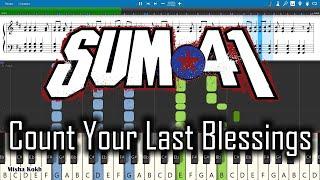 Sum 41 - Count Your Last Blessings [Piano Tutorial | Sheets | MIDI] Synthesia