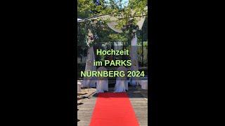 Heiraten im PARKS NÜRNBERG 2024 (Dekoration und Floristik von Diamant-Dekowelt aus Feucht).