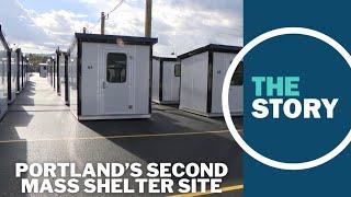 Portland unveils second mass homeless shelter site, hosting RVs and pods