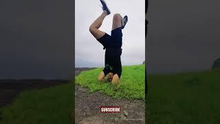 Yogasana in nature | shirsasan #shorts