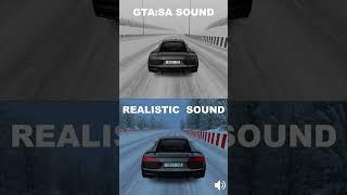 Audi R8 Realistic Sound VS GTA:SA Sound | MTA Province #shorts #gta #mta #mtaprovince #sound