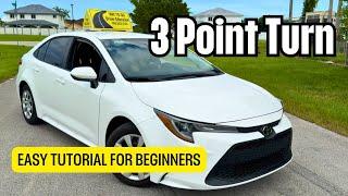 Three-Point Turn Tutorial for Beginners: Step-by-Step Guide