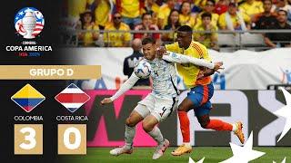 Copa América 2024 | Colombia 3-0 Costa Rica | Grupo D