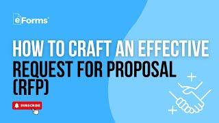 How to Craft an Effective Request for Proposal (RFP)