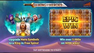 Booongo slots - THE KING OF HEROES MEGAPARI PROMOCODE FREESPIN