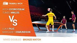 TEQBALL - World Championships 2021 | Romania vs USA | Mixed Doubles Bronze Match