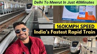 RRTS Train New Ashok Nagar To Meerut Full Detailed Vlog - Delhi Meerut Corridor