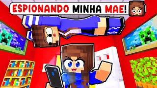 ESPIONANDO minha MÃE por 24 HORAS no Minecraft ◂Miika▸