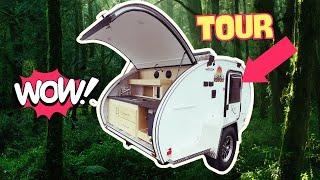 Innovative Teardrop Trailer Surprises: 2024 Little Guy Shadow Tour! 