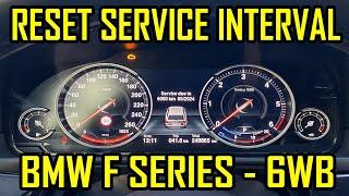 Reset Service BMW F Series 6WB (F30 F31 F32 F33 F34 F36 F07 F10 F11 F06 F12 F13 F01 F25 F26 F15 F16)