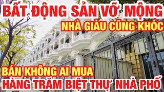 BẤT ĐỘNG SẢN VỠ MỘNG THẬT THÊ THẢM HÀNG TRĂM BIỆT THỰ NHÀ PHỐ BỎ HOANG HÀNG LOẠT BÁN KHÔNG AI MUA |