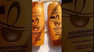 Loreal paris extraordinary oil shampoo and conditioner- the best duo #haircare #trending #viralvideo