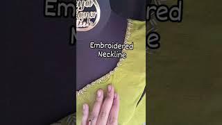Embroidery Neckline....Nalki Work....Neckline Decor...Keya Designer Hub ️