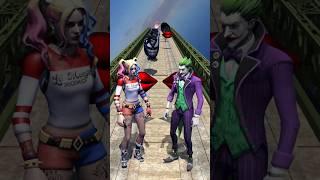 GTA V New Epic Save Run Harley Quinn vs Joker Funny Challenge! #gta