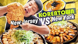 KOREATOWN Cheap Eats & Hidden Gems! New York vs. New Jersey