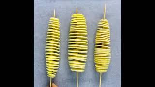 How to make Potato Spiral stick at home.