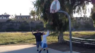 David F. Kuhn... Sinking A Shot... On His Son... Kobe D. Kuhn...