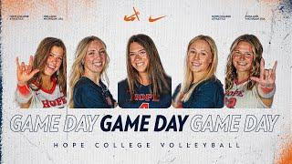 Hope vs. Otterbein | Volleyball 9.14.24 | NCAA D3 Volleyball