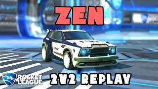 zen Ranked 2v2 POV #560 - zen & RENZO VS itachi & Radosin - Rocket League Replays