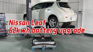 Nissan Leaf battery upgrade 62kwh