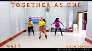 TOGETHER AS ONE / Line dance / choreo Aris Ps ( INA) May 2025