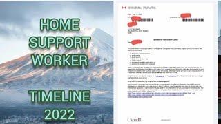 HOME SUPPORT WORKER PILOT PROGRAM/ TIMELINE 2022