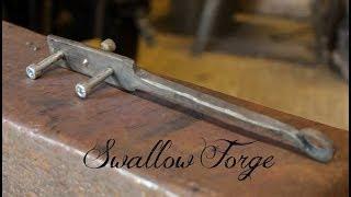 How to make/ forge a Center Finder ~ Blacksmith's Tool. Swallow Forge No.13