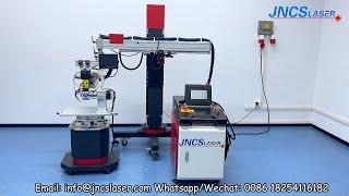 1500w boom type fiber laser welding machine with Galvanometer swing function #laserwelding