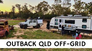 OFF GRID Bush Camping in OUTBACK QLD + Cosmos Centre, Charleville