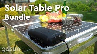 Self Reliant Power Station | Solar Table Pro | GoSun